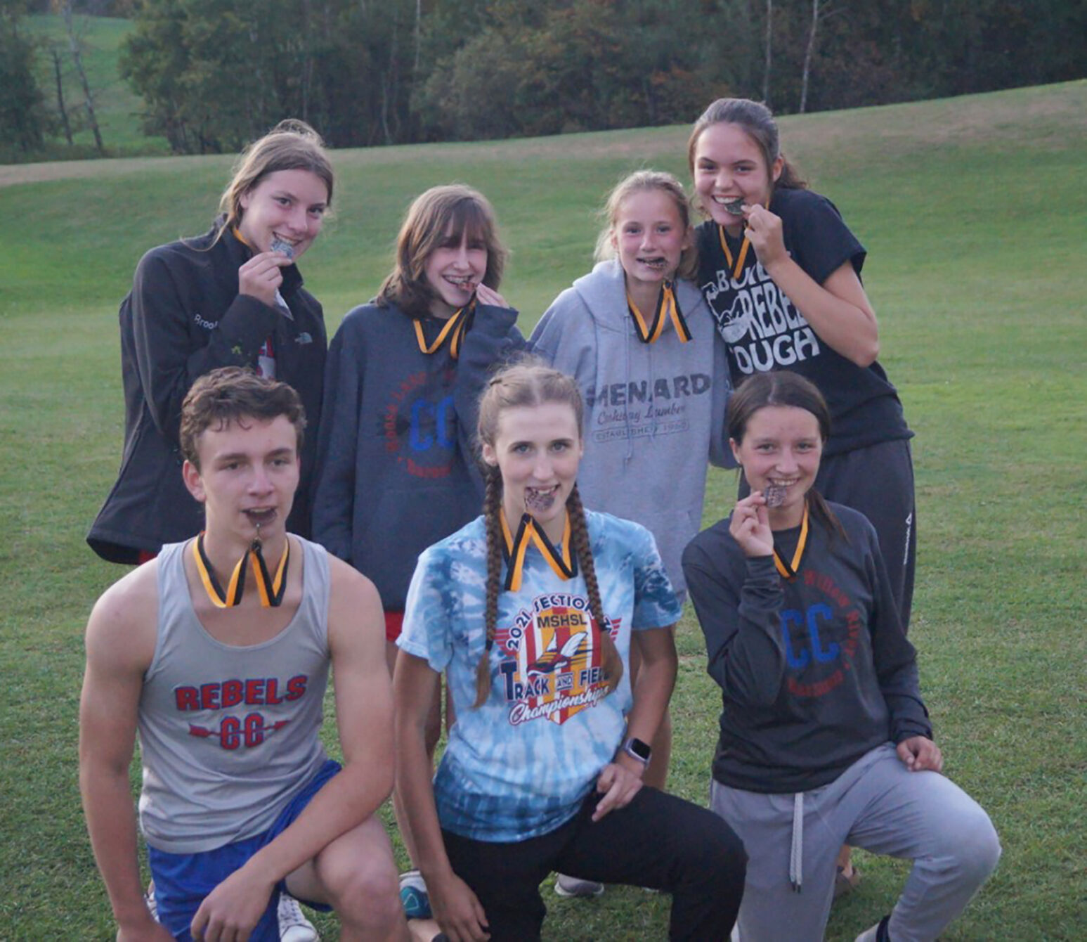 Cross Country medal winners